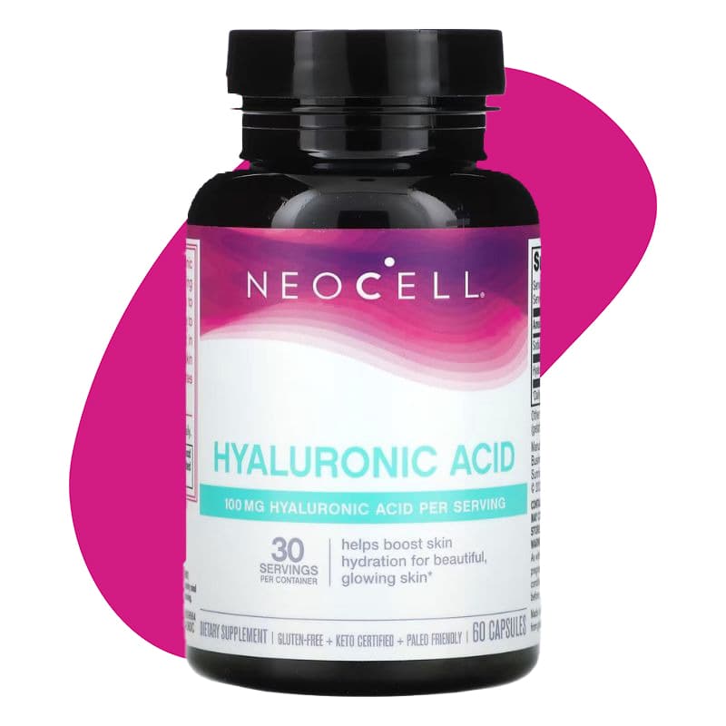 Hyaluronic Acid, 100 mg, 60 Capsules
