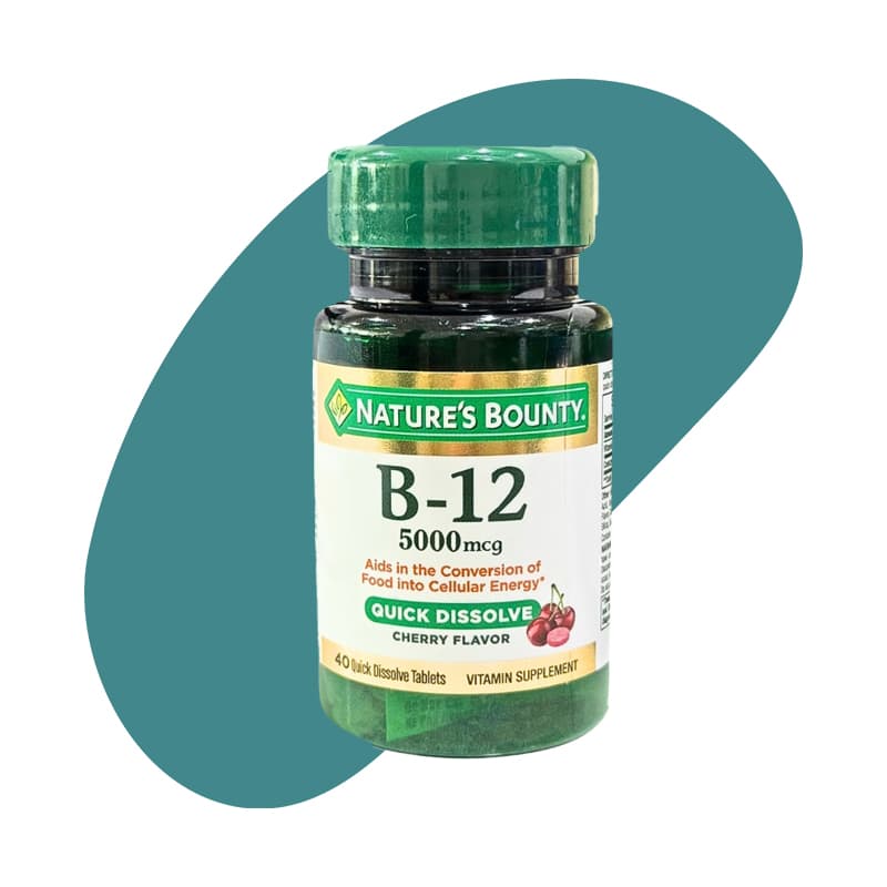 Quick Dissolve B-12, 5000 mcg