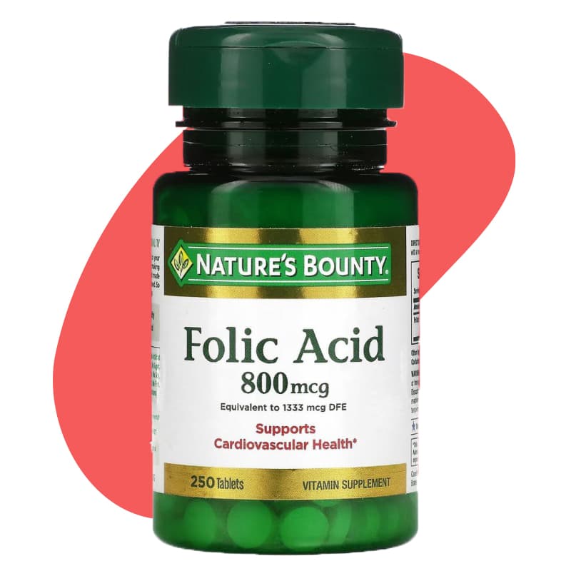 Folic Acid, 800 mcg