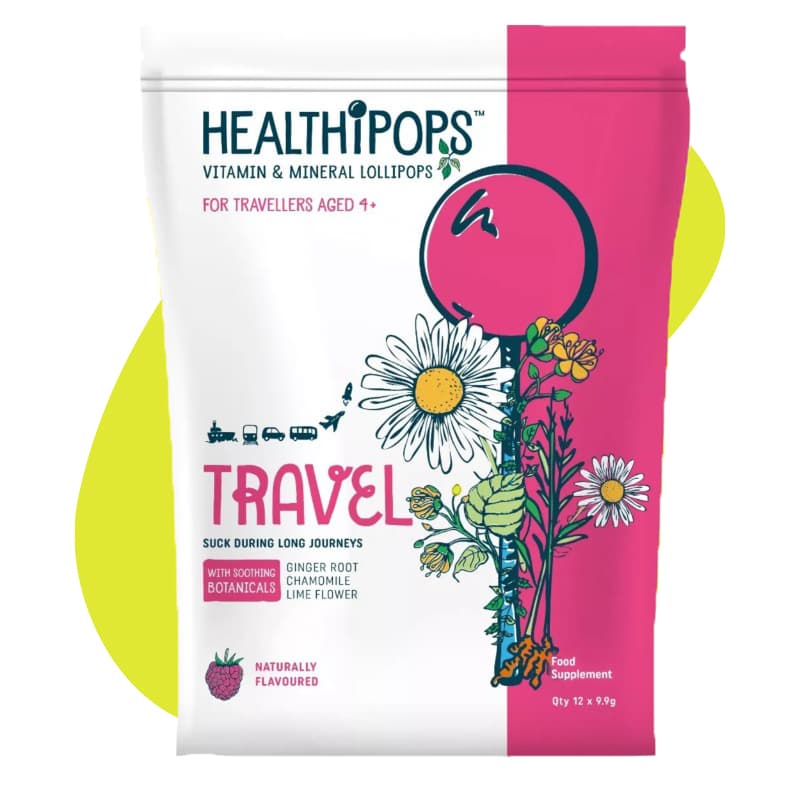 Vitamin & Mineral Lollipops Raspberry Travel Pack