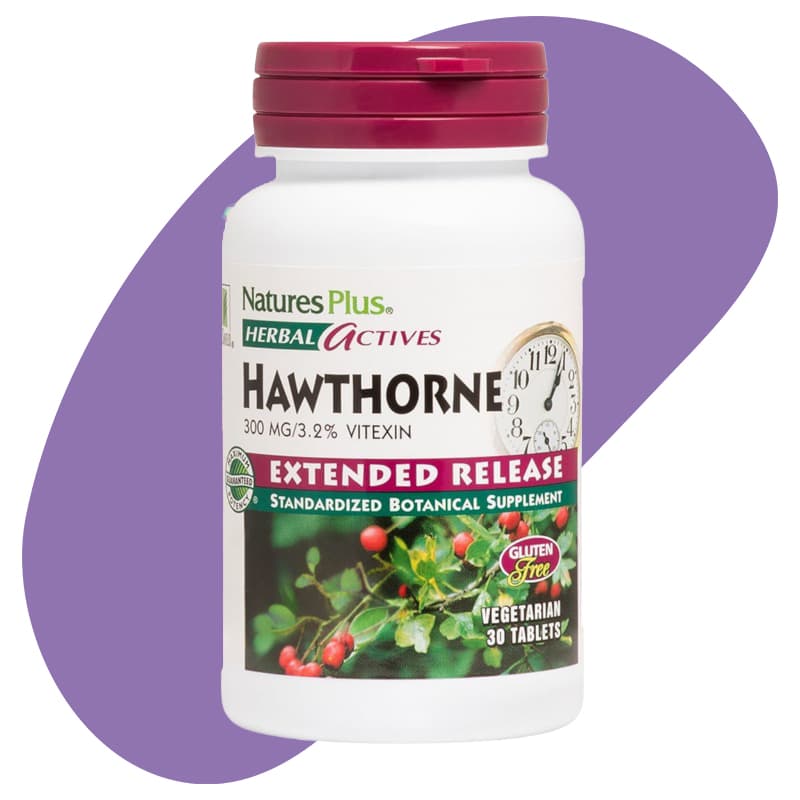 Herbal Actives, Hawthorne Sustained‑Release