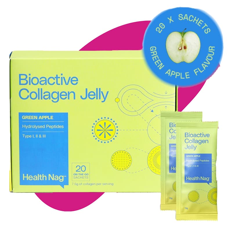 Bioactive Collagen Jelly On-the-Go, Green Apple, 20 sachets