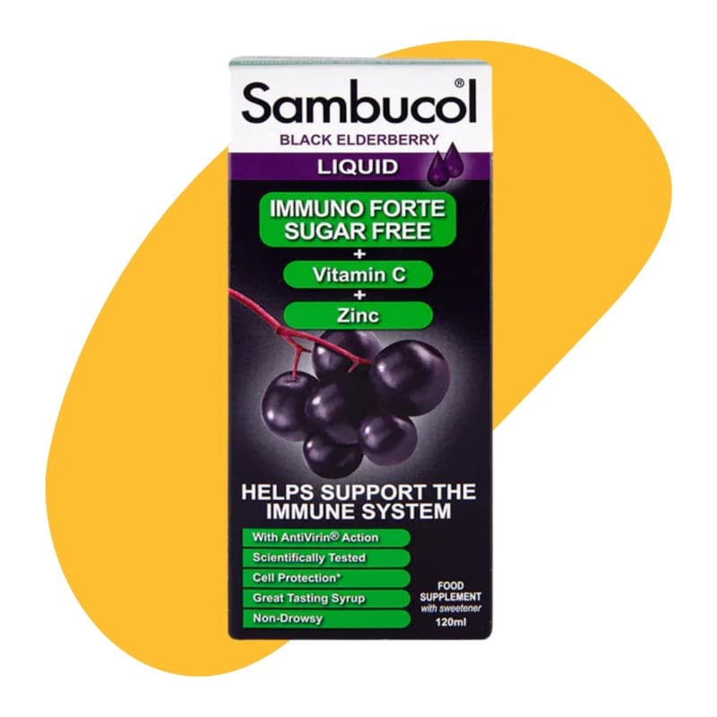 Sambucol Immuno Forte Sugar Free Black Elderberry Formula
