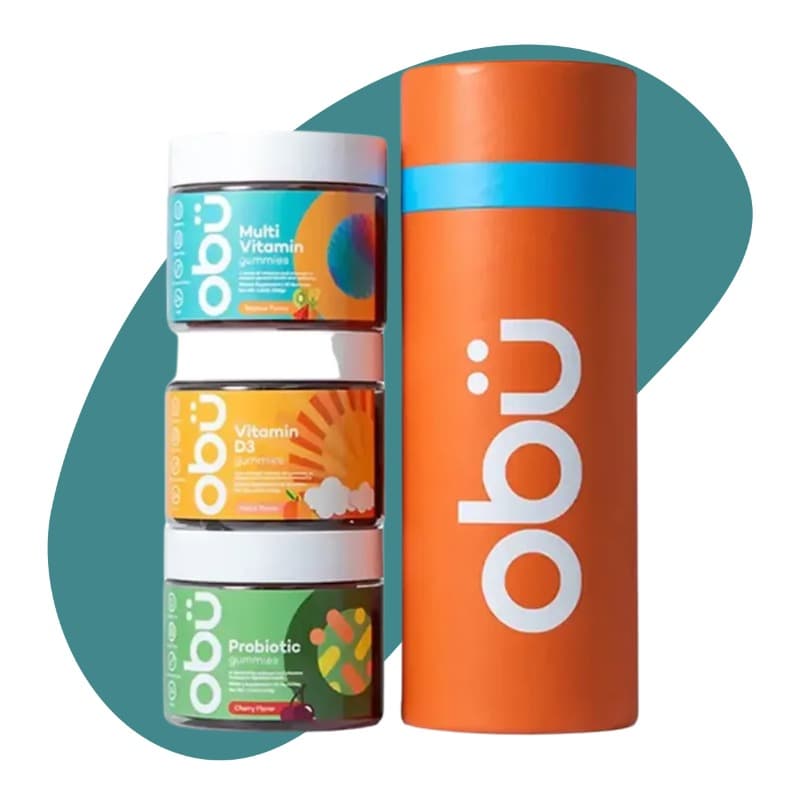 Obu Travel Pack 1 – Adult Multivitamin / Vitamin D / Probiotic