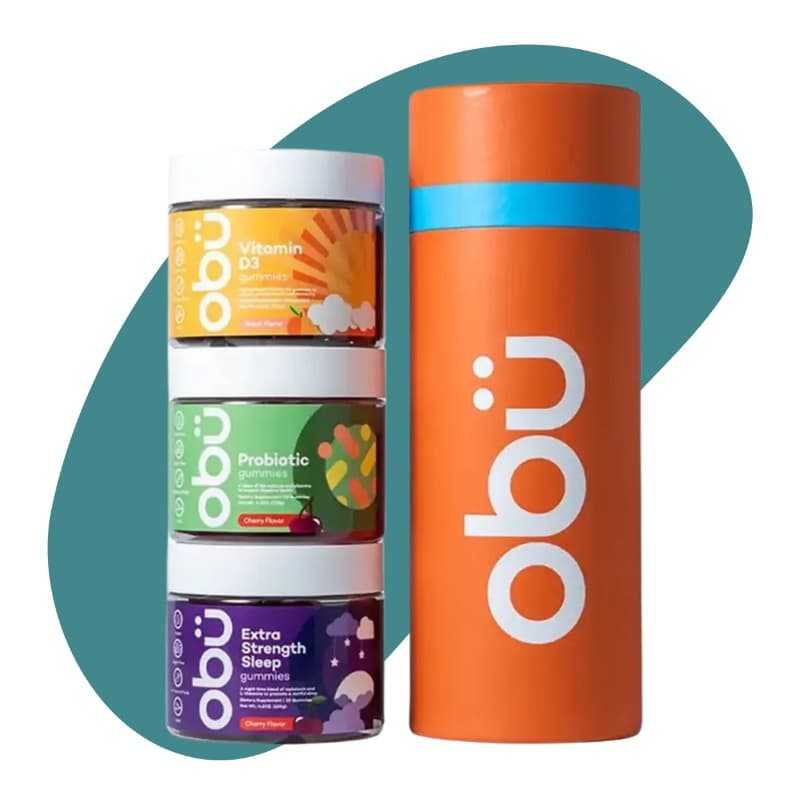 Obu Travel Pack 3 – Vitamin D / Probiotic / Sleep Cherry